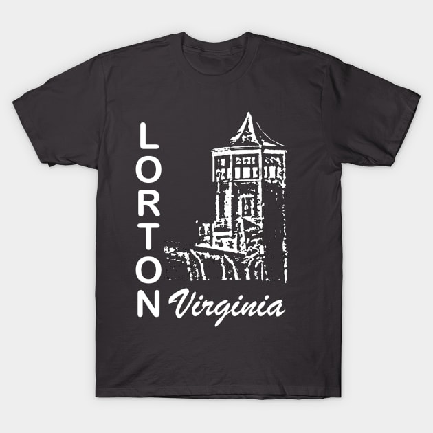 Lorton Guardhouse - White T-Shirt by Swift Art